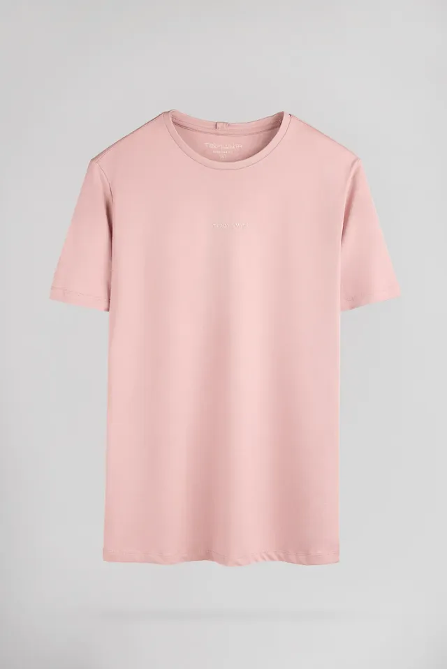 Teddy Smith T-Soy 2 T-Shirt Uomo Rosa Cotone
