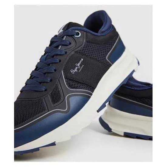 Pepe Jeans Joy One M sneakers uomo nero suola TPR