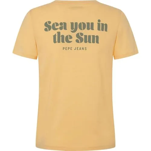 Pepe Jeans Effie T-Shirt Donna L Verde manica corta