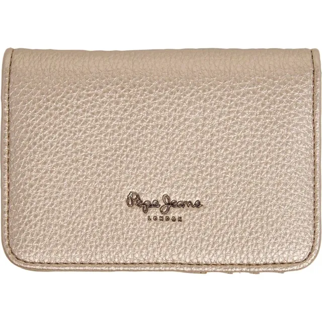Pepe Jeans Tyler portafoglio donna oro chiusura bottone