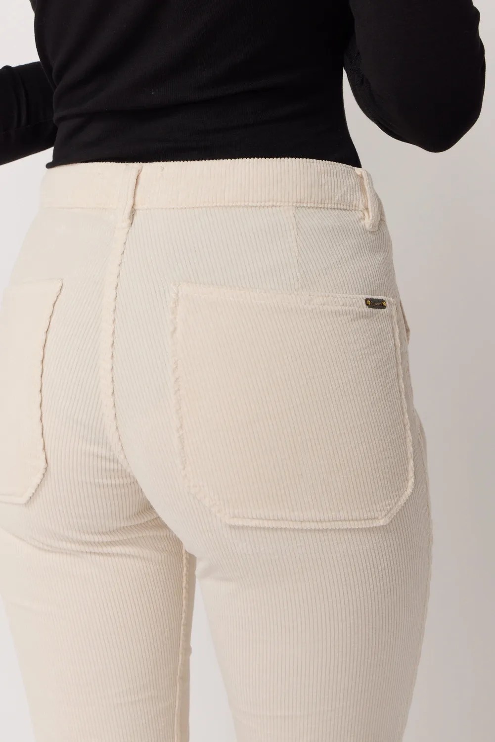 Acquaverde Pierce Pantaloni velluto Cream