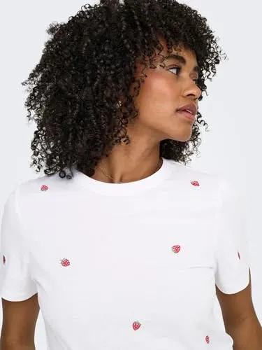 ONLY Onlketty top donna M scollo tondo