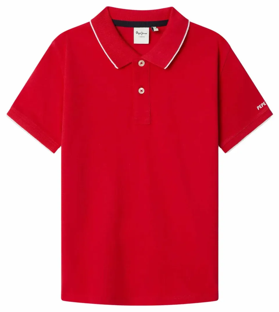 Pepe Jeans PB5400029 polo bimbo 10 anni navy piquet