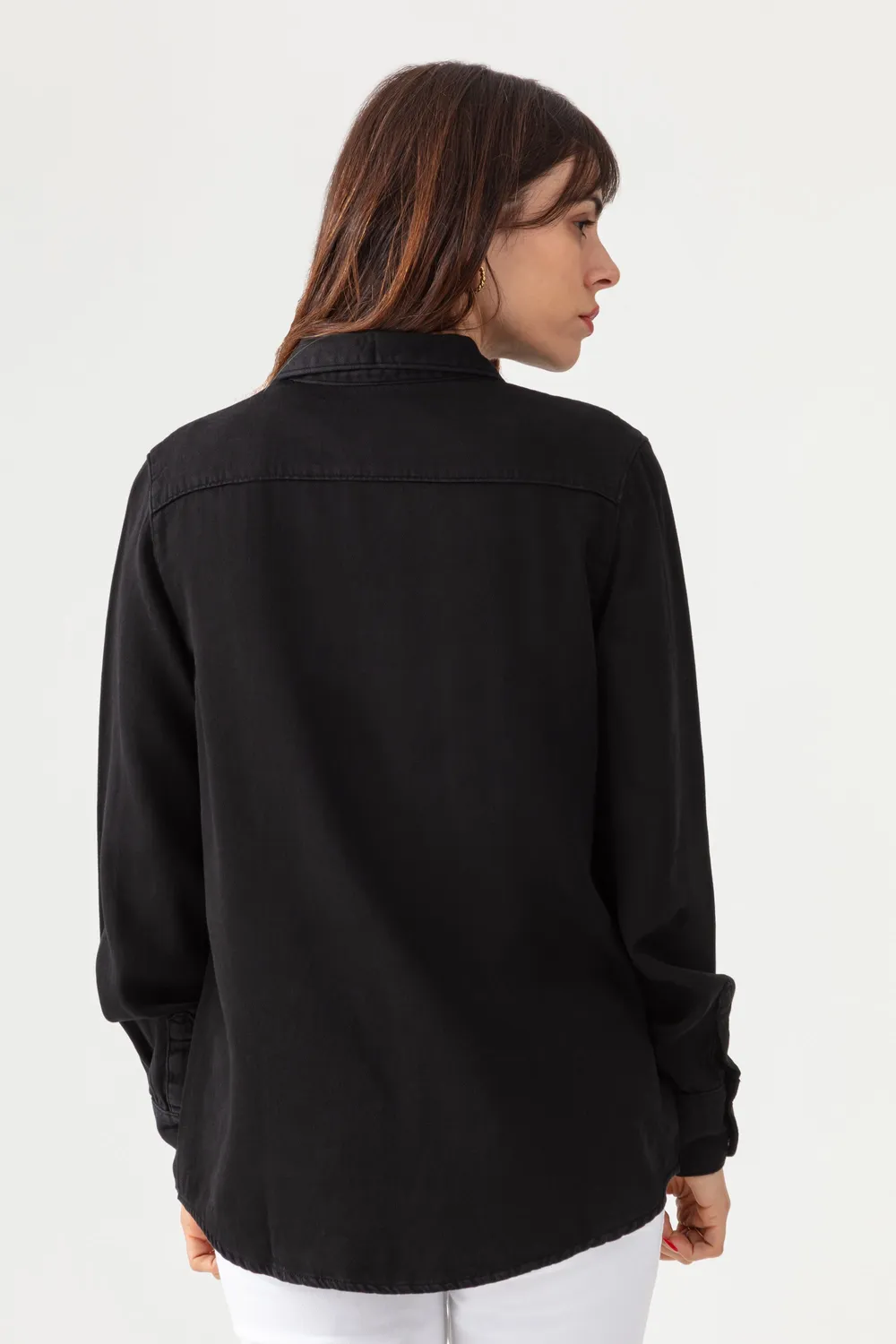 Acquaverde Clyde Black Stone camicia western