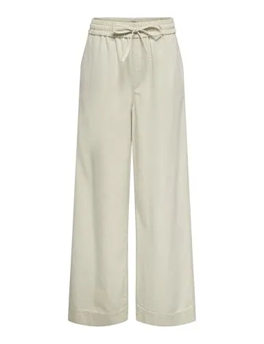 ONLY Onlmaisa pantaloni larghi donna vita alta XL