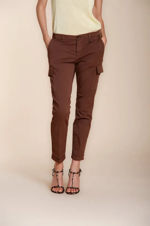 Mason's Chile City cargo donna marrone scuro slim