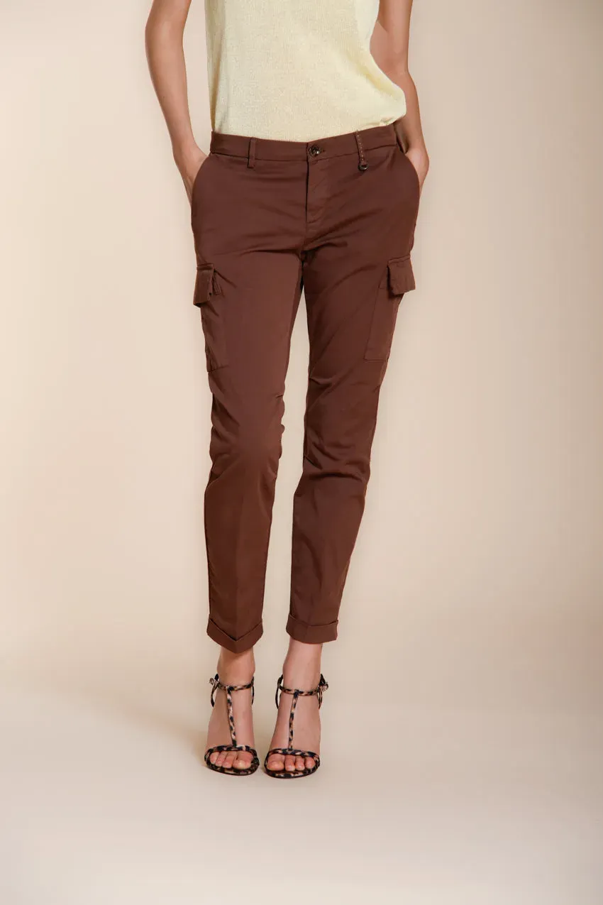 Mason's Chile City cargo donna marrone scuro slim