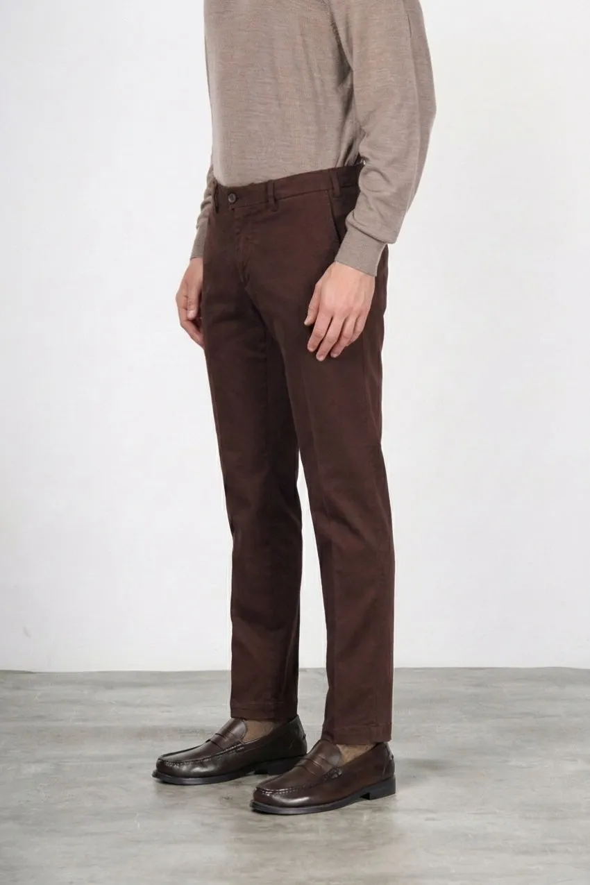 Mason's New York chino vinaccia regular uomo