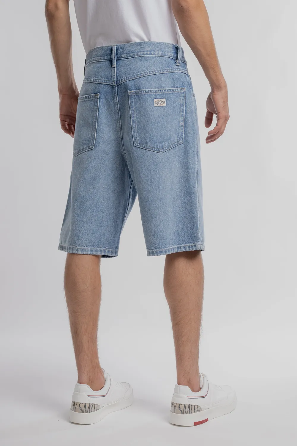 Teddy Smith S-Axel shorts uomo denim indaco chiaro