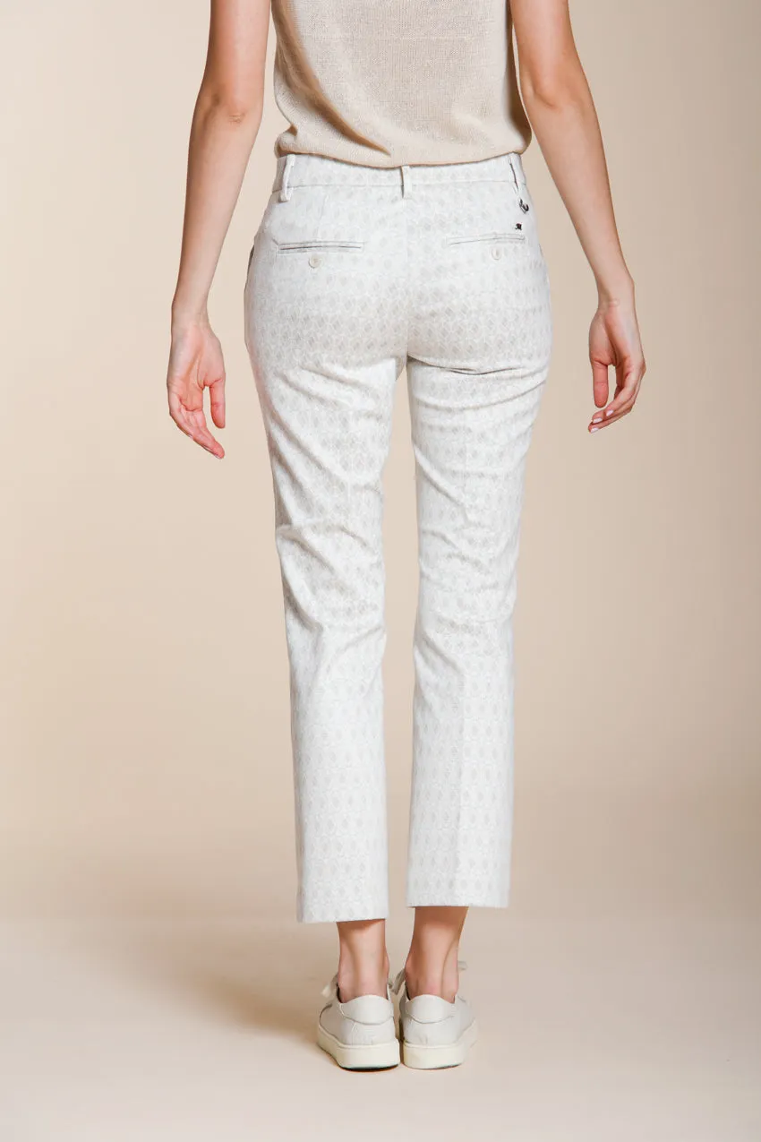 Mason’s New York Trumpet chino panna slim rombi