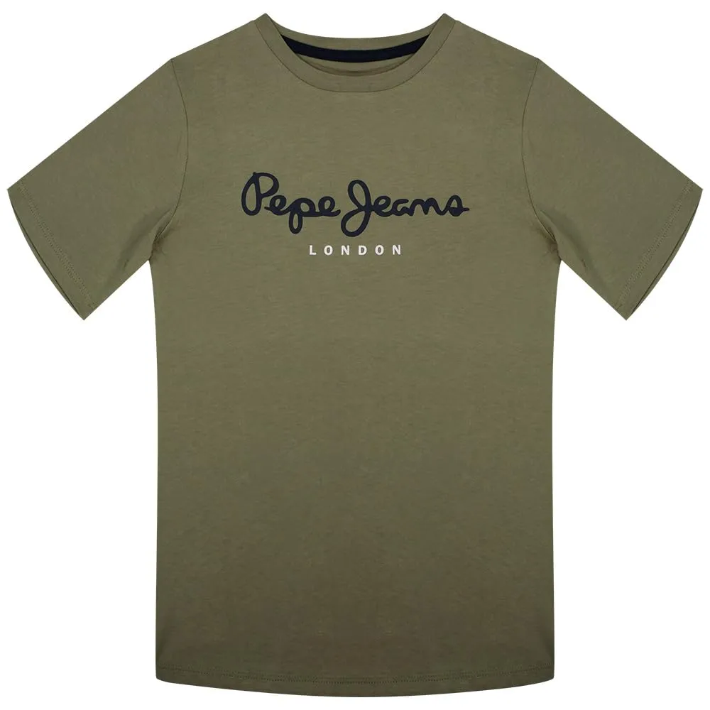 Pepe Jeans New Art T-Shirt maglietta bambino logo stampato