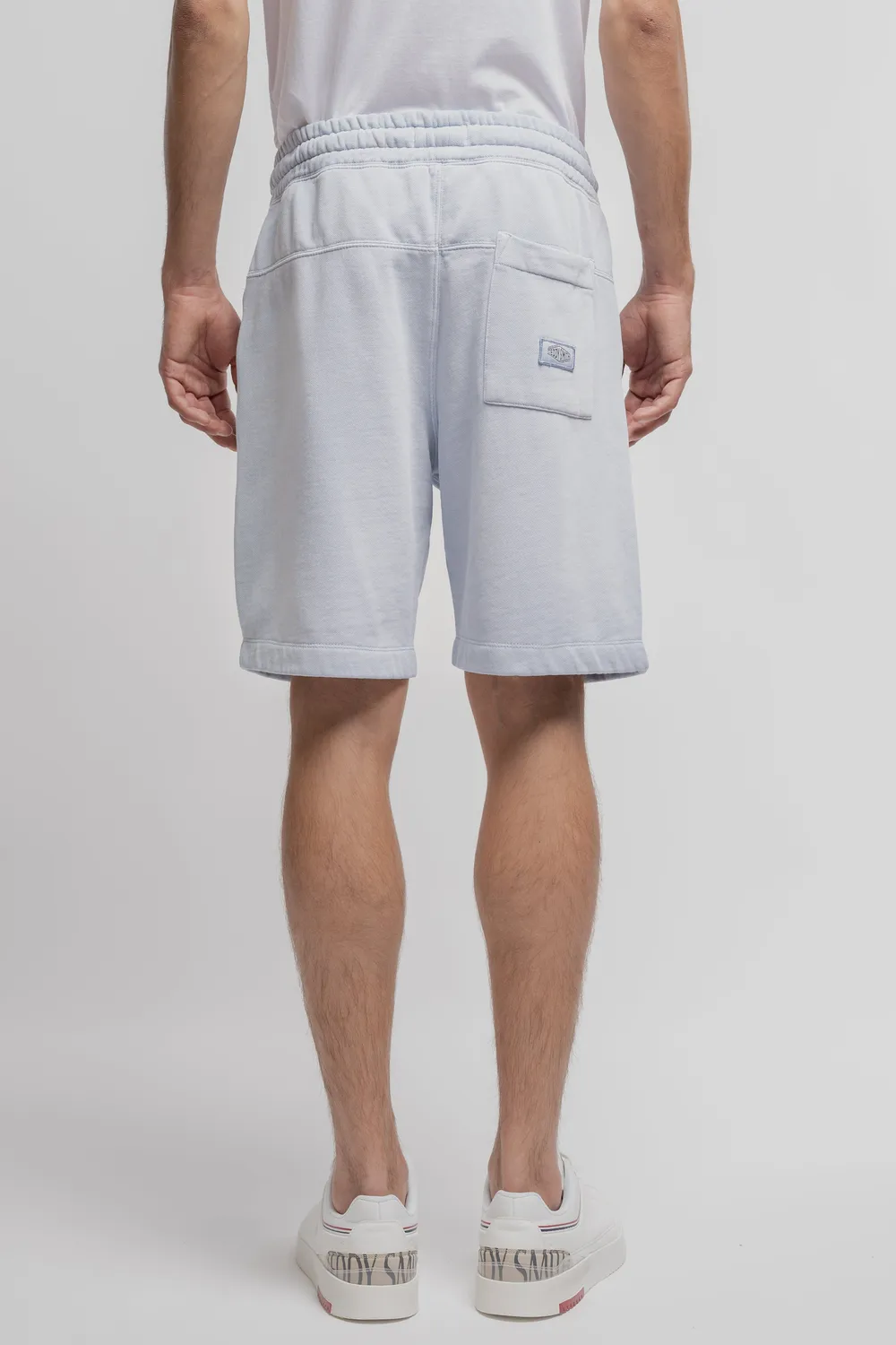 Teddy Smith S-Nateo Short Uomo Blu Pastello Felpato
