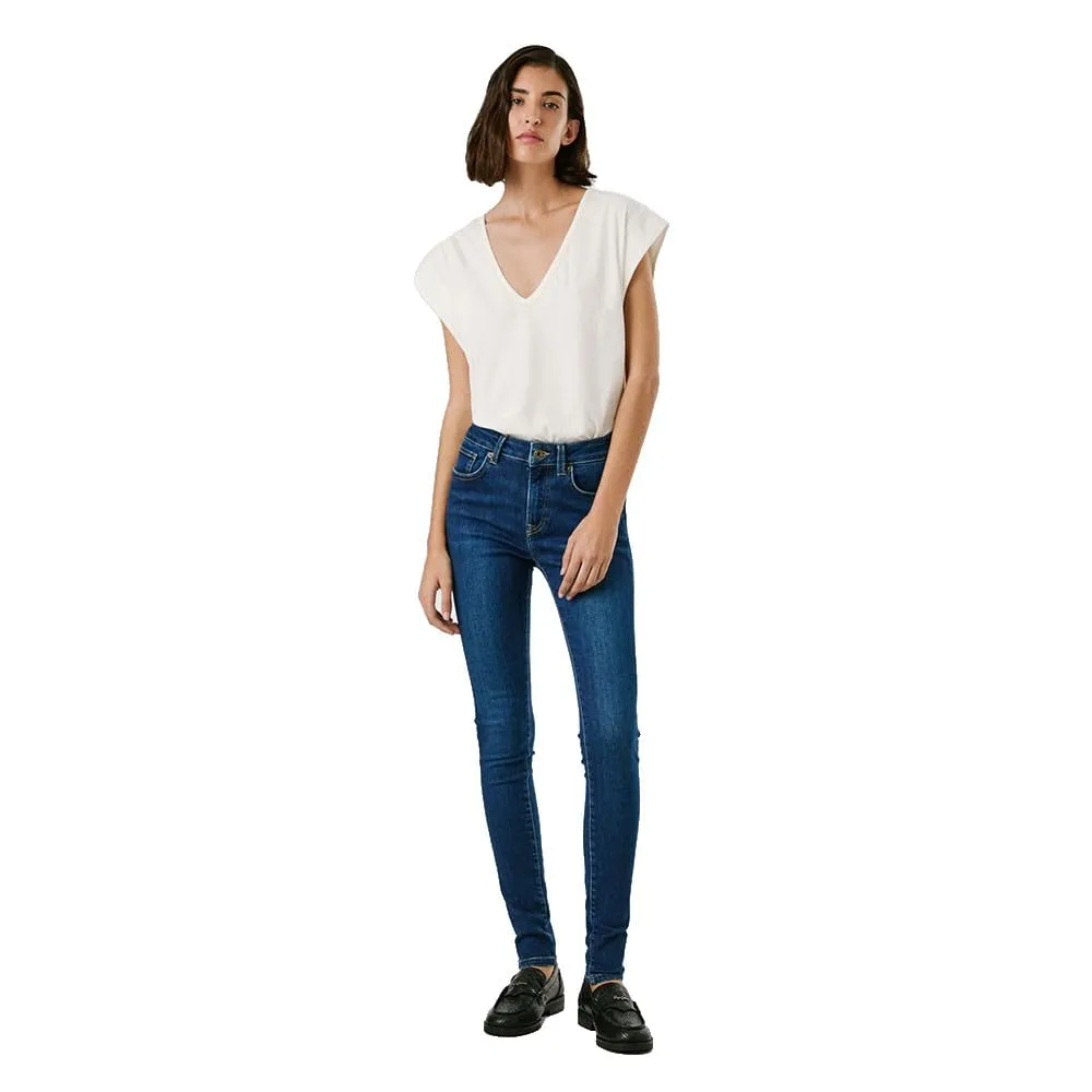 Pepe Jeans Regent Jeans Skinny Donna Vita Media