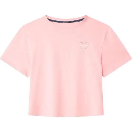 Pepe Jeans Giana t-shirt bambina rosa in cotone