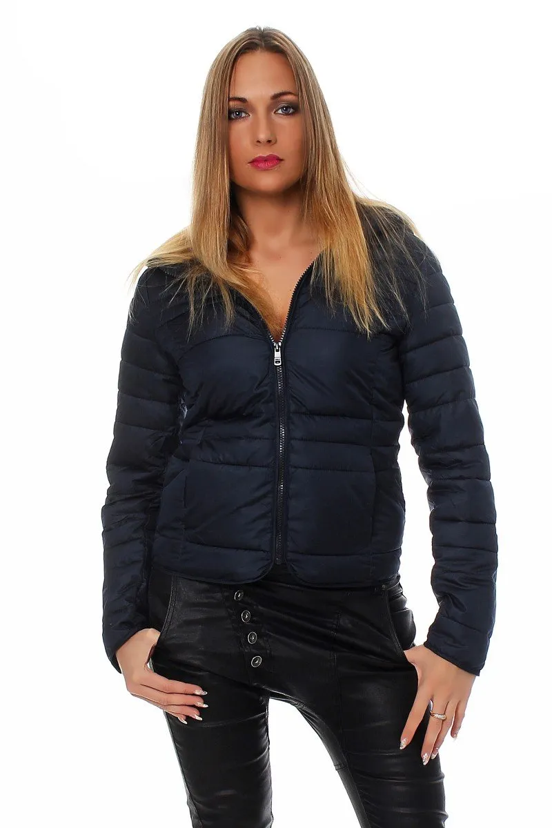 Only Onlmagic Giacca Donna M Nera Trapuntata Cappuccio