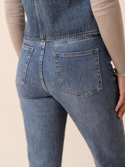 Oraije Maryline jeans dritti sfrangiati classici
