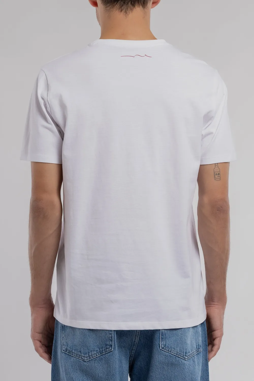 Teddy Smith T-Ares MC Blanc t-shirt uomo bianco