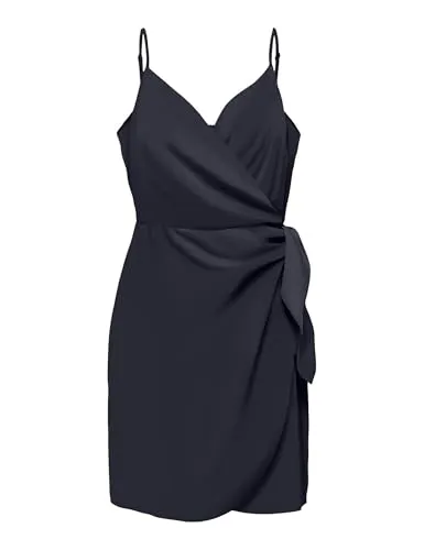 ONLY Onlalma Life ISA vestito donna incrocio nero