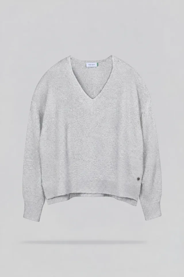 Teddy Smith P-Billie Pull Donna Grigio Chiné