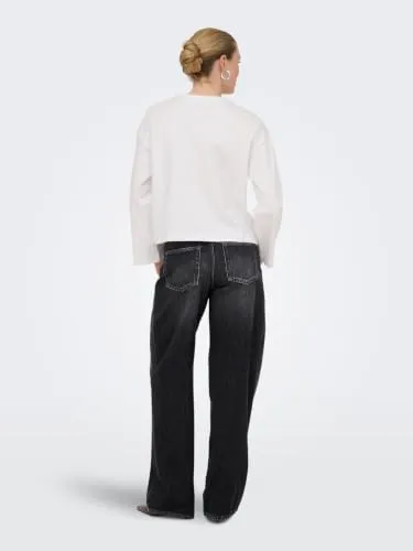 ONLY Onltoledo vita media jeans loose fit 32W 30L