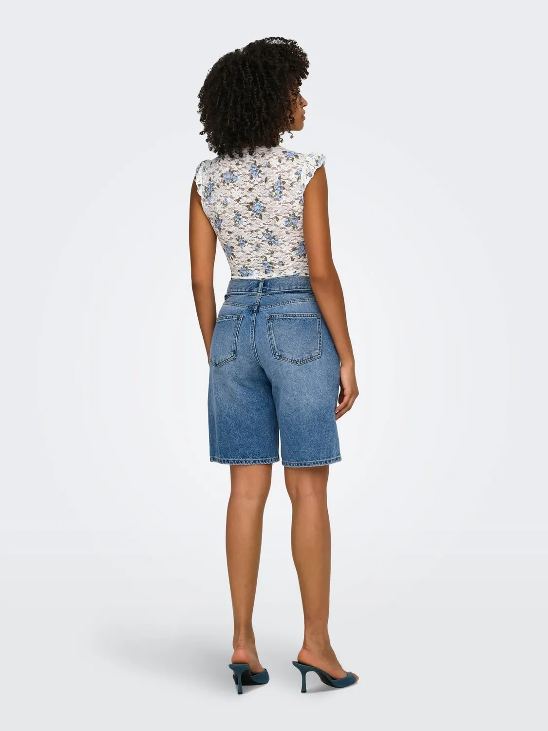 ONLY Onlsaga S/S Lace Top Jrs top pizzo M