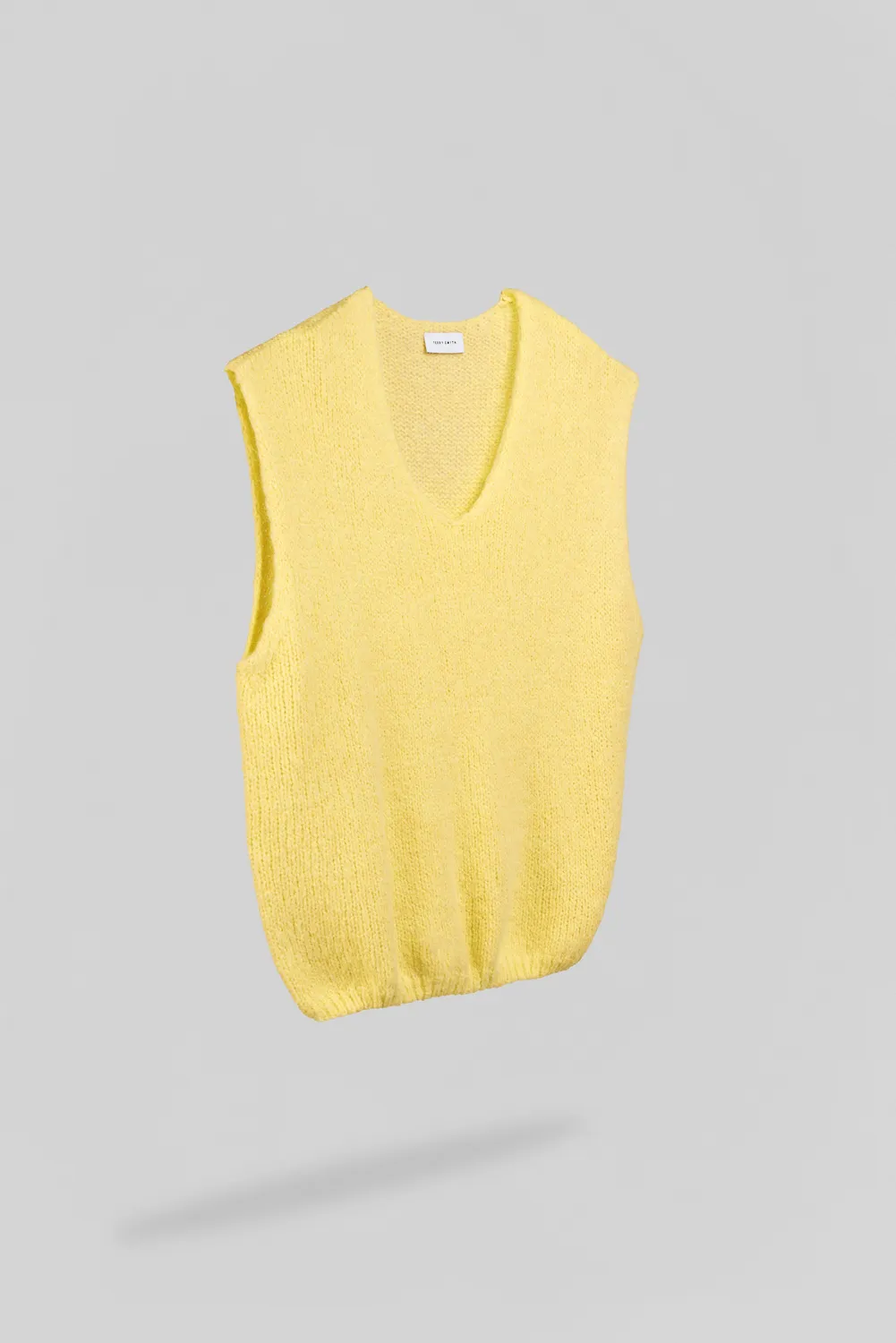 Teddy Smith P-Molia Pull Smanicato Giallo Citron Donna