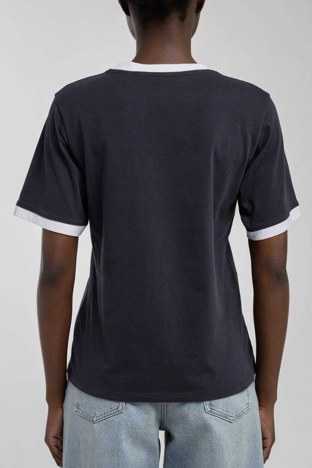 Teddy Smith T-Vintage MC t-shirt donna blu navy 1989