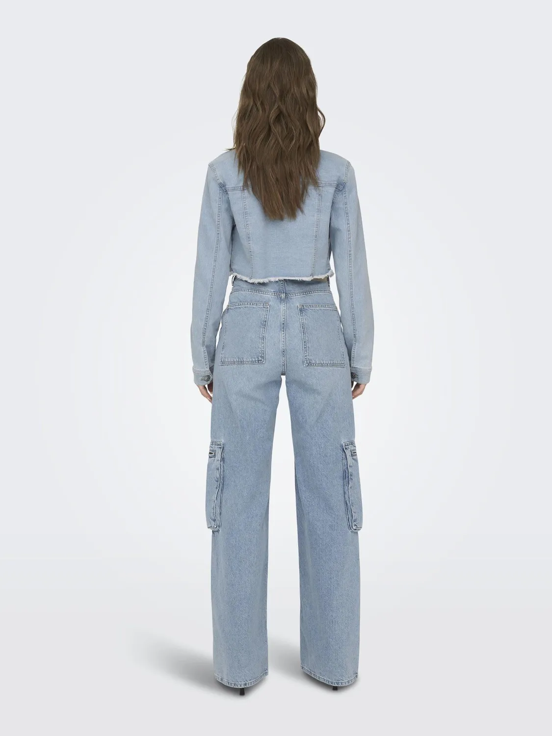 ONLY Onlwonder Denim Jacket giacca denim Light Blue Denim L