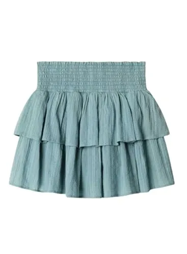 Pepe Jeans Hazel Gonna Bimba 10 Anni Blu Onde Smock