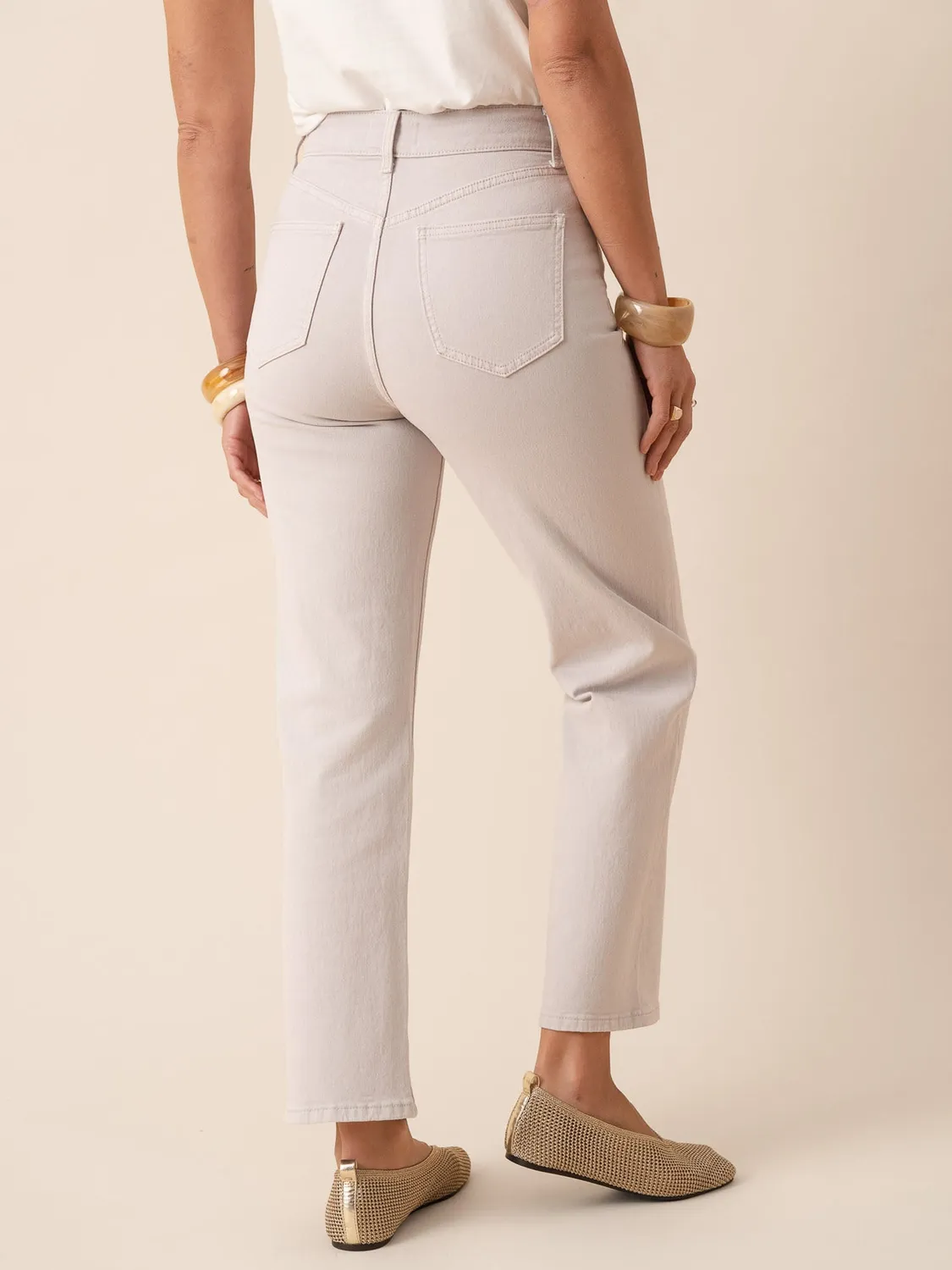 Oraije Solange jeans dritti malva straight