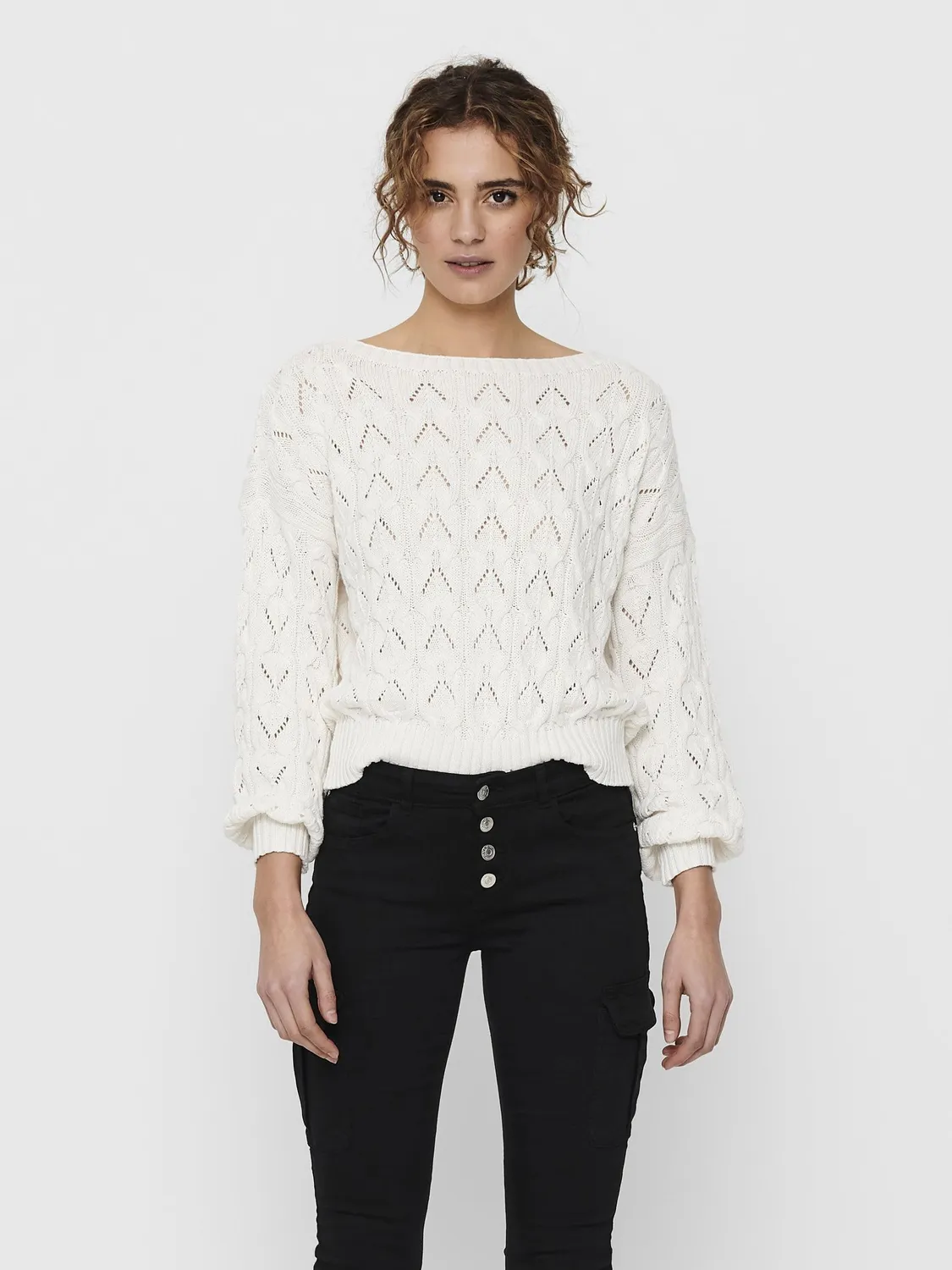 Only Onlbrynn pullover donna in maglia maniche lunghe
