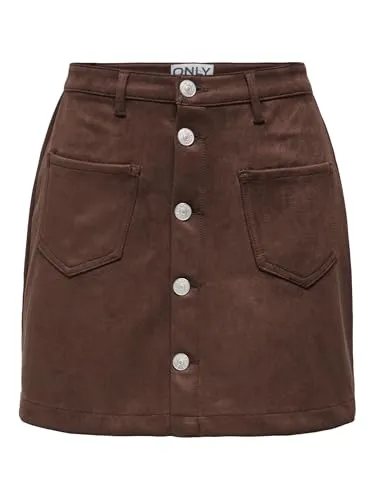 ONLY Onlamazing Stina Faux Suede gonna scamosciata