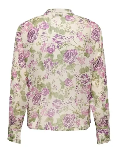 ONLY Onllisa-Peninna camicia volant fantasia L