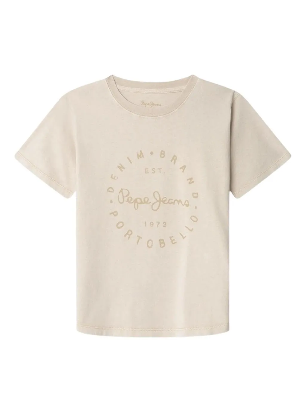 Pepe Jeans Wallace t-shirt bambino 10 anni arancione lavato